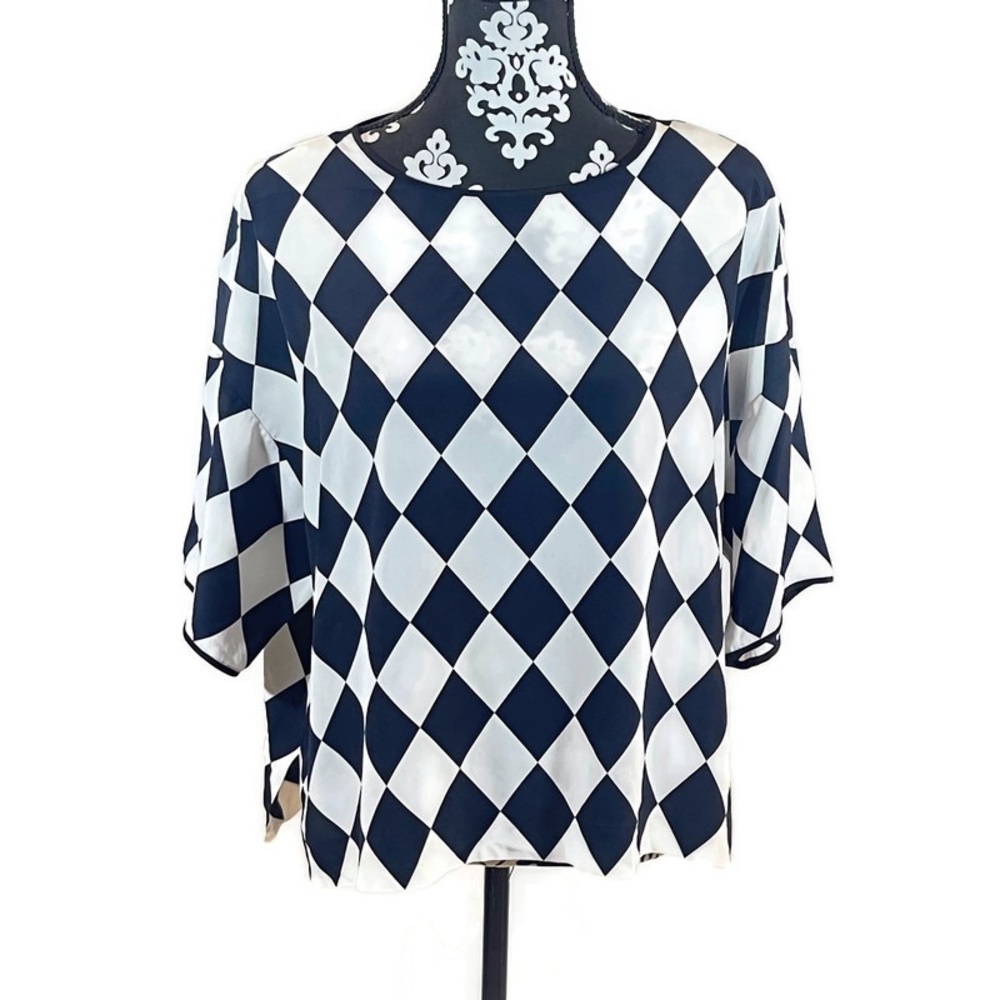Linda Allard Ellen Tracy Silk Blouse